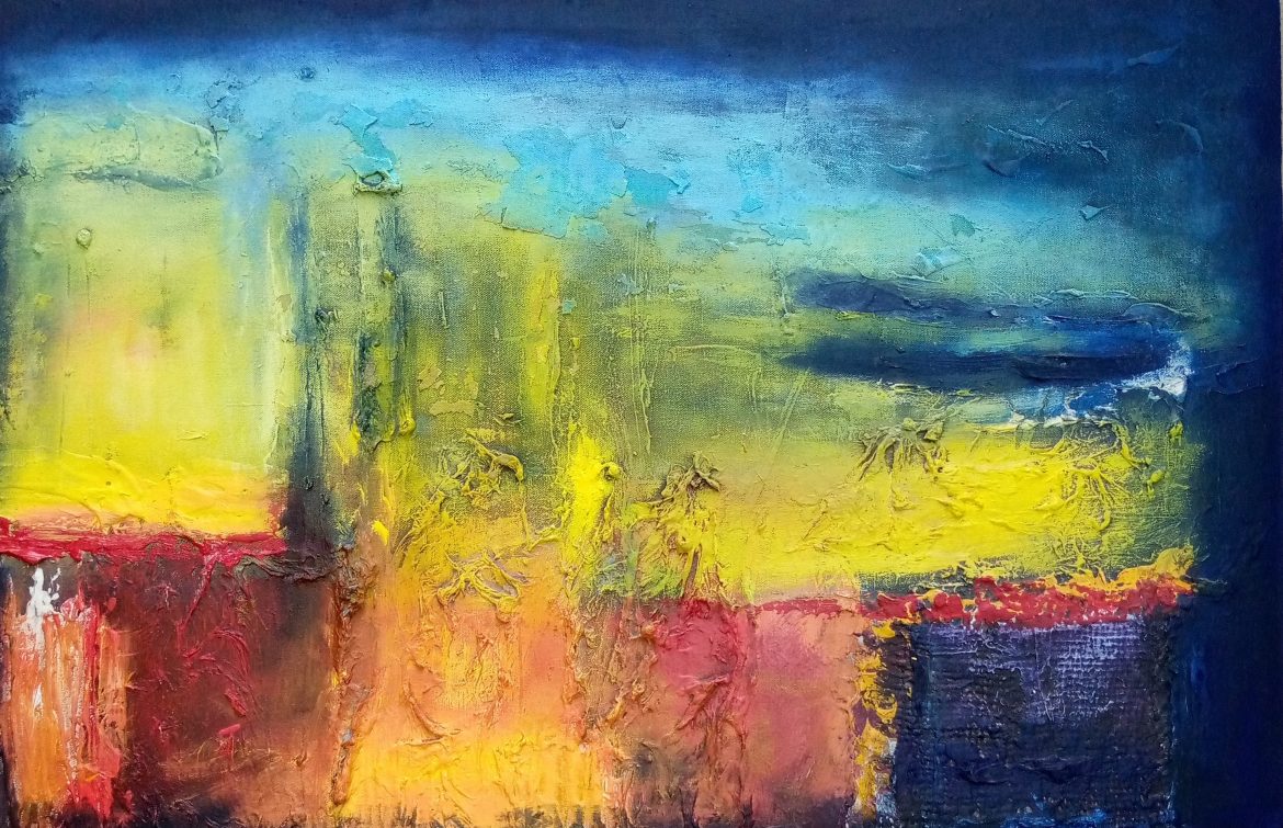Mix color painting